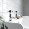 Traditional Basin Taps - Chrome 2 Traditional Basin Taps - Chrome -Espaces Bain Shop ij321 d1