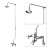 Nuie Traditional Bath Shower Mixer With Rigid Riser Kit - Chrome Plated 2 Nuie Traditional Bath Shower Mixer With Rigid Riser Kit - Chrome Plated -Espaces Bain Shop ij324ak305 l
