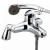 Bristan Java Contemporary Pillar Bath Shower Mixer - Chrome -Espaces Bain Shop jpbsmc l