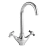 Nuie Traditional Crosshead Mono Sink Mixer - Chrome 1 Nuie Traditional Crosshead Mono Sink Mixer - Chrome -Espaces Bain Shop kb303 l1