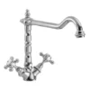 Nuie Traditional French Classic Sink Mixer - Chrome -Espaces Bain Shop kb305 l