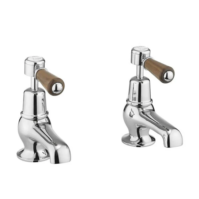 Burlington Kensington Walnut Basin Taps 3" 3 Burlington Kensington Walnut Basin Taps 3"