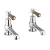 Burlington Kensington Walnut Basin Taps 5" -Espaces Bain Shop ke2qtwal l