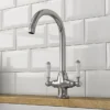 Dual-Lever Traditional Kitchen Tap -Espaces Bain Shop kit001 n d2