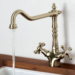 Bristan - Colonial Monobloc Kitchen Sink Mixer - Antique Bronze