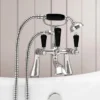 Lancaster Black Traditional Tap Package (Bath + Basin Tap) -Espaces Bain Shop lancbpk n d5