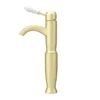 Lancaster Traditional Brushed Brass Tall Mono Basin Mixer -Espaces Bain Shop lbb8t d4