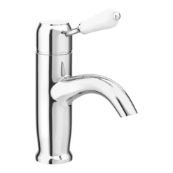 Lancaster Traditional Chrome Single Lever Mono Basin Mixer Tap -Espaces Bain Shop lc5tl