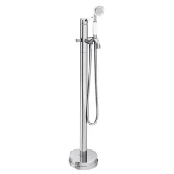 Lancaster Traditional Chrome Single Lever Freestanding Bath Shower Mixer 9 Lancaster Traditional Chrome Single Lever Freestanding Bath Shower Mixer -Espaces Bain Shop lch8fs d1