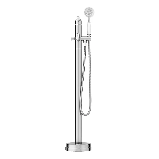 Lancaster Traditional Chrome Single Lever Freestanding Bath Shower Mixer 3 Lancaster Traditional Chrome Single Lever Freestanding Bath Shower Mixer