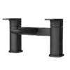Mileto Matt Black Bath Filler Tap -Espaces Bain Shop m03blk d4