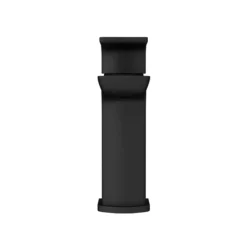 Mileto Modern Matt Black Basin Tap -Espaces Bain Shop m05blk d2n