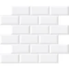 Victoria White Mini Metro Mosaic Tile - 291 X 296mm -Espaces Bain Shop minwhi d1