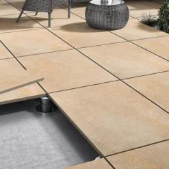 Montana Beige Outdoor Stone Effect Floor Tile - 600 X 900mm -Espaces Bain Shop mon6090bei d1