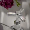 Heritage Gracechurch Mother Of Pearl Bath Pillar Taps