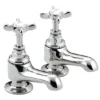 Bristan 1901 Traditional Bath Pillar Taps - Chrome Plated -Espaces Bain Shop n34cl