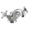Bristan 1901 Traditional Basin Mixer Tap Inc. Pop-up Waste - Chrome -Espaces Bain Shop nbasccd ln