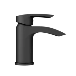 Nexus Matt Black Basin Mixer Tap -Espaces Bain Shop nex05k d2