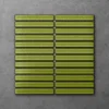 Otsu Concave Kit-Kat Mosaic Tile Sheet Gloss Green - 295 X 295mm 2 Otsu Concave Kit-Kat Mosaic Tile Sheet Gloss Green - 295 X 295mm -Espaces Bain Shop otkkgg n