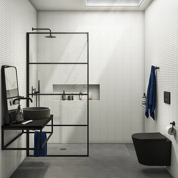 Otsu Kit-Kat Mosaic Tile Sheet Gloss White - 295 X 295mm 3 Otsu Kit-Kat Mosaic Tile Sheet Gloss White - 295 X 295mm