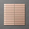 Otsu Kit-Kat Mosaic Tile Sheet Gloss Pink - 295 X 295mm -Espaces Bain Shop otkkpk lrg1