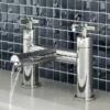 Pablo Modern Bath Filler - Chrome -Espaces Bain Shop pablomodernbathfillerchrome