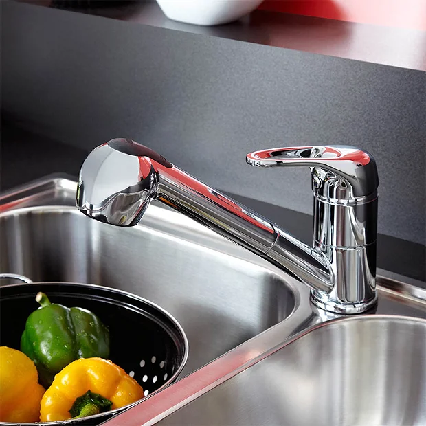 Bristan - Pear Monobloc Kitchen Sink Mixer With Pull Out Spray 5 Bristan - Pear Monobloc Kitchen Sink Mixer With Pull Out Spray - Image 3