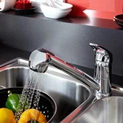 Bristan - Pear Monobloc Kitchen Sink Mixer With Pull Out Spray