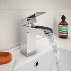 Monza Waterfall Tap Package (Bath + Basin Tap) -Espaces Bain Shop plzpk d1