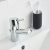 Bristan - Prism Contemporary Basin Mixer With Pop-up Waste - Chrome -Espaces Bain Shop pmbasc d1