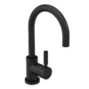 Hudson Reed Tec Single Lever Side Action Basin Mixer Tap - Matt Black -Espaces Bain Shop pn480l