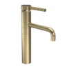 Hudson Reed Tec Single Lever High Rise Mixer With Swivel Spout - Brushed Brass 1 Hudson Reed Tec Single Lever High Rise Mixer With Swivel Spout - Brushed Brass -Espaces Bain Shop pn870l