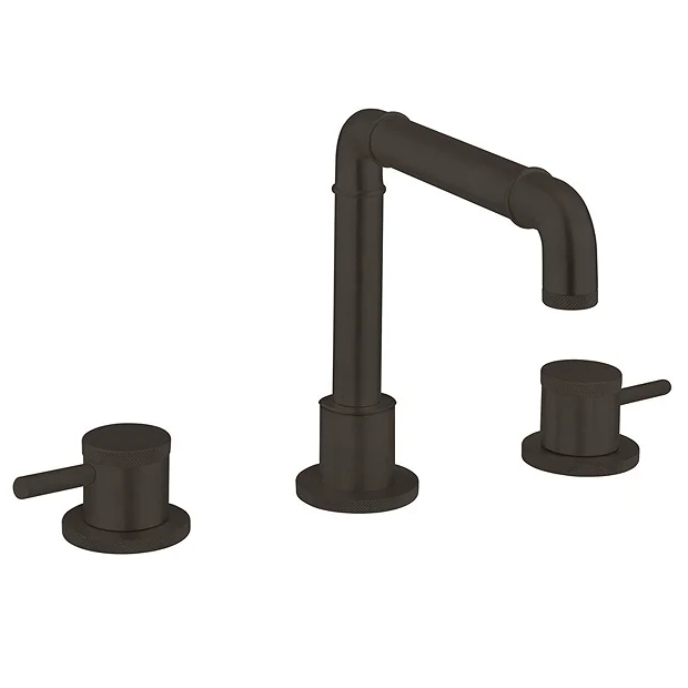 Crosswater MPRO Industrial 3 Hole Set Basin Mixer - Carbon Black 3 Crosswater MPRO Industrial 3 Hole Set Basin Mixer - Carbon Black