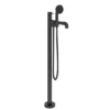 Crosswater MPRO Industrial Bath Shower Mixer Floorstanding Carbon Black -Espaces Bain Shop pri416fml