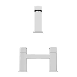 Venice Modern Geometric Tap Package (Bath + Basin Tap)