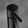 Crosswater MPRO Monobloc Basin Mixer With Knurled Detailing - Matt Black -Espaces Bain Shop pro110dnm k d1