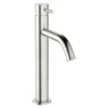 Crosswater MPRO Tall Monobloc Basin Mixer - Brushed Stainless Steel Effect -Espaces Bain Shop pro112dnv l