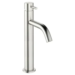 Crosswater MPRO Tall Monobloc Basin Mixer - Brushed Stainless Steel Effect