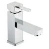 Bristan - Quadrato Basin Mixer W/ Eco-Click & Pop-up Waste - Chrome -Espaces Bain Shop qdebasc ln