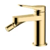 RAK Petit Round Bidet Mixer Tap Brushed Gold -Espaces Bain Shop rakper3006gl