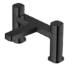 RAK - Petit Square Deck Bath Filler Matt Black