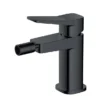 RAK Petit Square Bidet Mixer Tap Matt Black