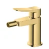 RAK Petit Square Bidet Mixer Tap Brushed Gold -Espaces Bain Shop rakpes3006gl