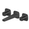 RAK Petit Square Wall Mounted (3TH) Basin Mixer Matt Black 1 RAK Petit Square Wall Mounted (3TH) Basin Mixer Matt Black -Espaces Bain Shop rakpes3010l