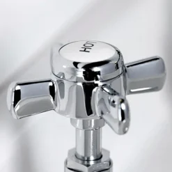 Regent Chrome Traditional Bath Taps
