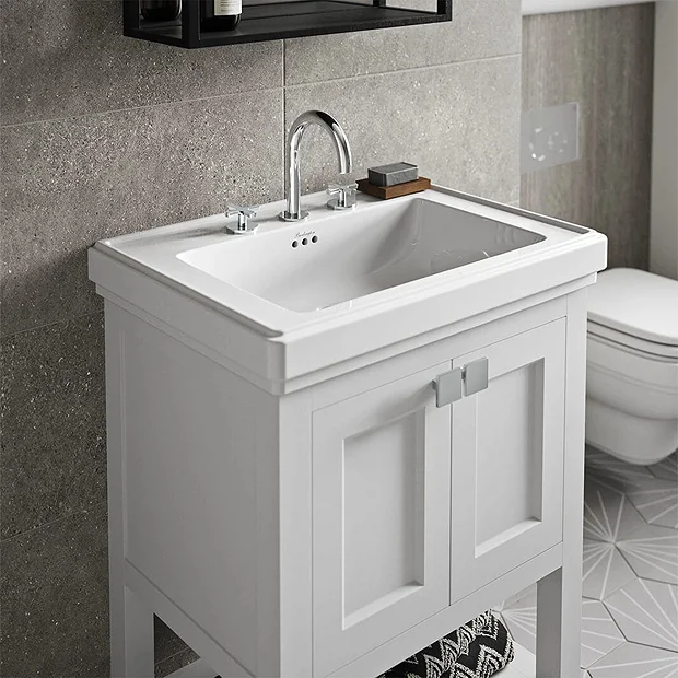 Burlington Riviera Art Deco Chrome 3 Hole Deck Basin Mixer 3 Burlington Riviera Art Deco Chrome 3 Hole Deck Basin Mixer