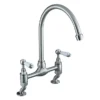 Bristan - Renaissance Deck Kitchen Sink Mixer - Brushed Nickel -Espaces Bain Shop rsdsmbn ln
