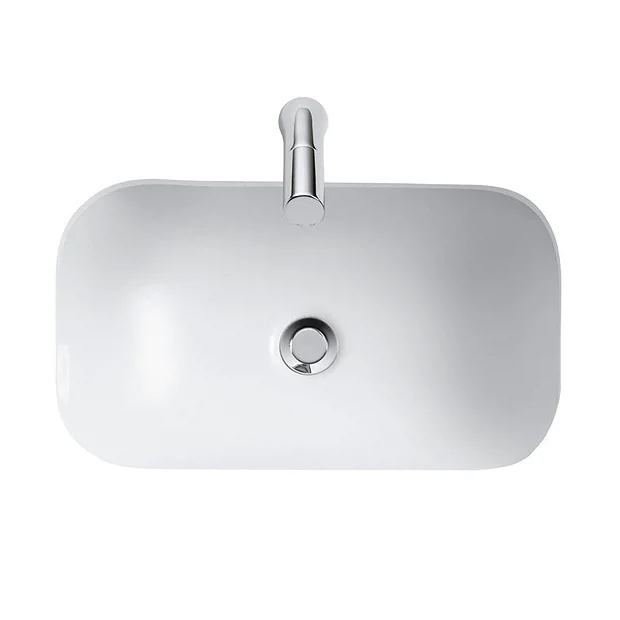 Armitage Shanks - Contour21 50cm Under Countertop Vanity Basin - Unglazed Rim 3 Armitage Shanks - Contour21 50cm Under Countertop Vanity Basin - Unglazed Rim - Image 2