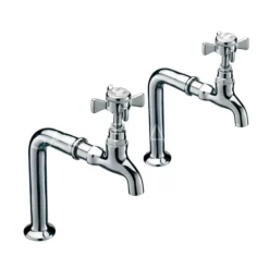 Sagittarius - Churchmans Bib Taps And Stands - Chrome