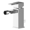 Nuie Sanford Chrome Mono Bidet Mixer With Pop-up Waste -Espaces Bain Shop san306 l